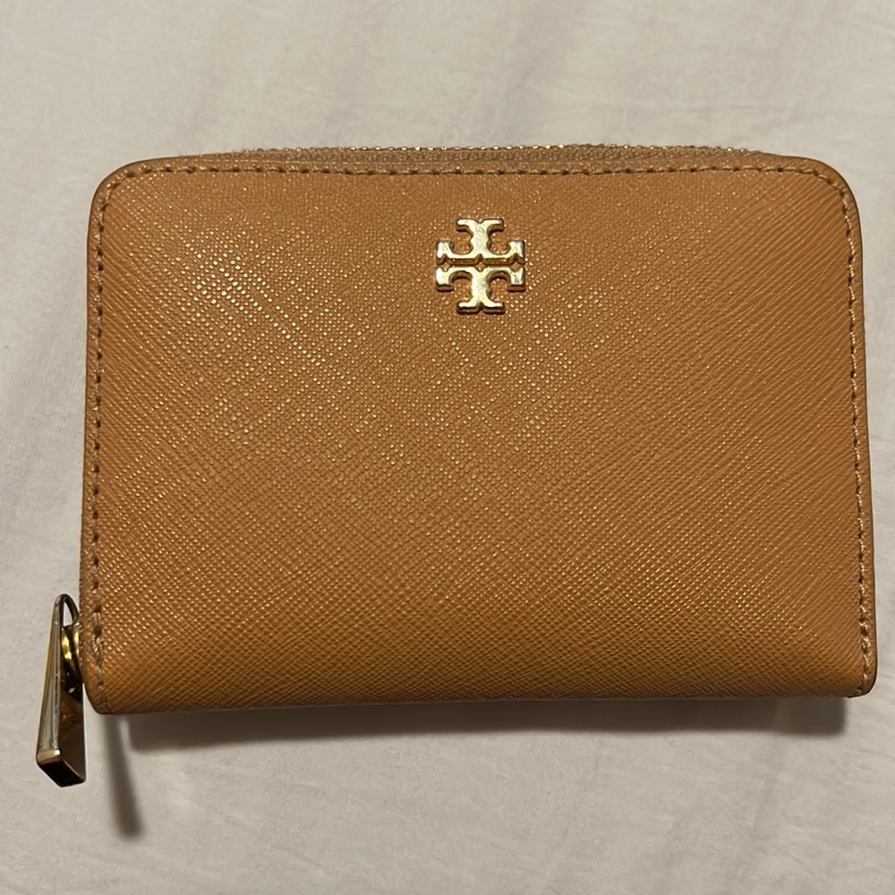 Brown Tory Burch Wallet